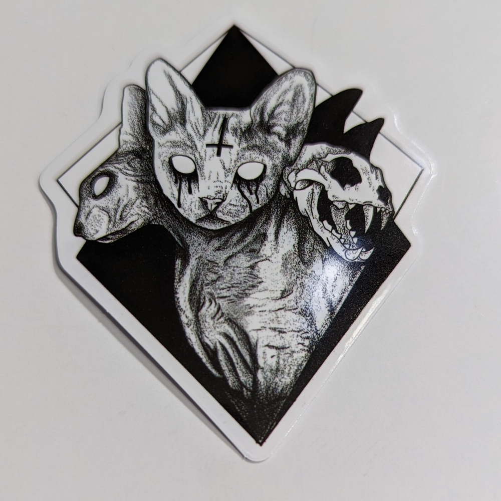 Demon Cat sticker